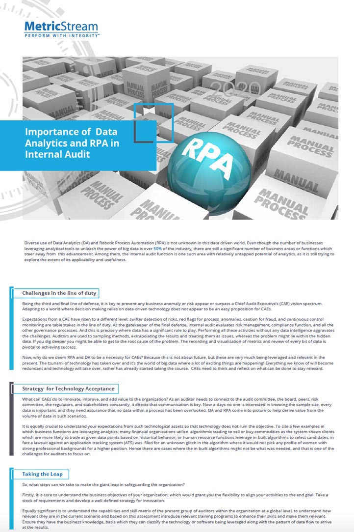 rpa and data analytics