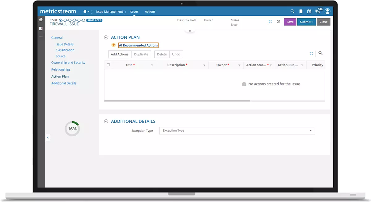 AI-Powered Recommendations for Risk and Compliance